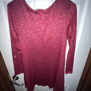 Long sleeve sweater like dress